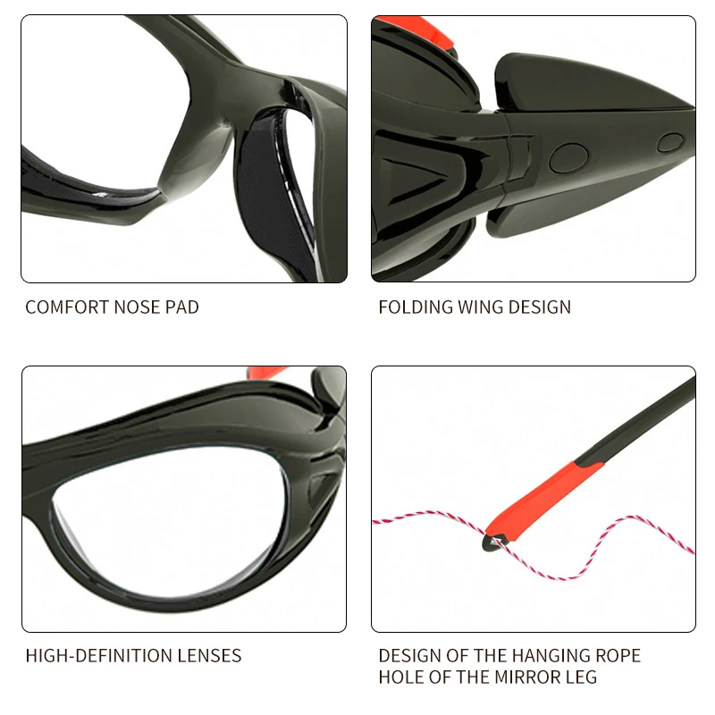 Goggles Safety Glasses Windproof Shock Resistant Goggles UV400 High Definition Eyes Protection Goggles for Work Sport