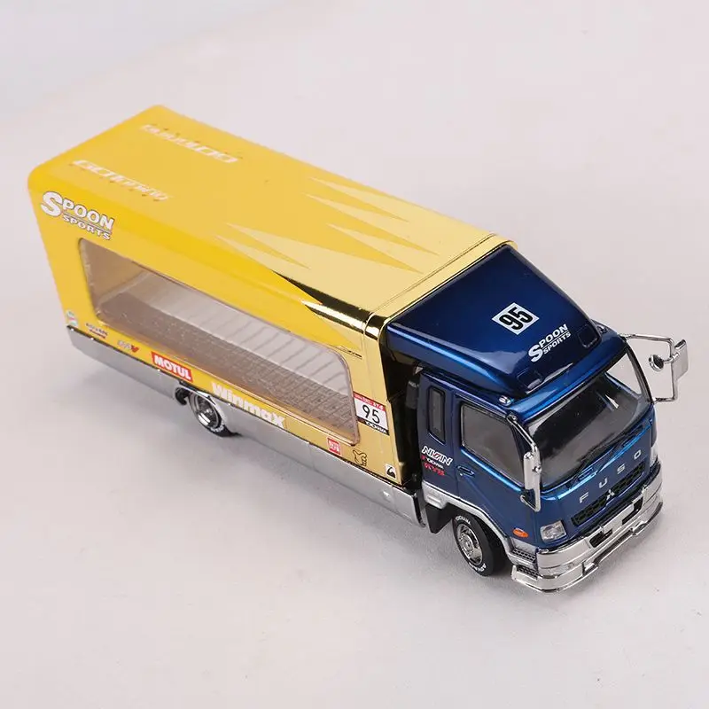 GCD 1/64 Mitsubishi Fuso MK2 Lepel Legering Speelgoed Motorvoertuig Diecast Metaal Model Geschenken