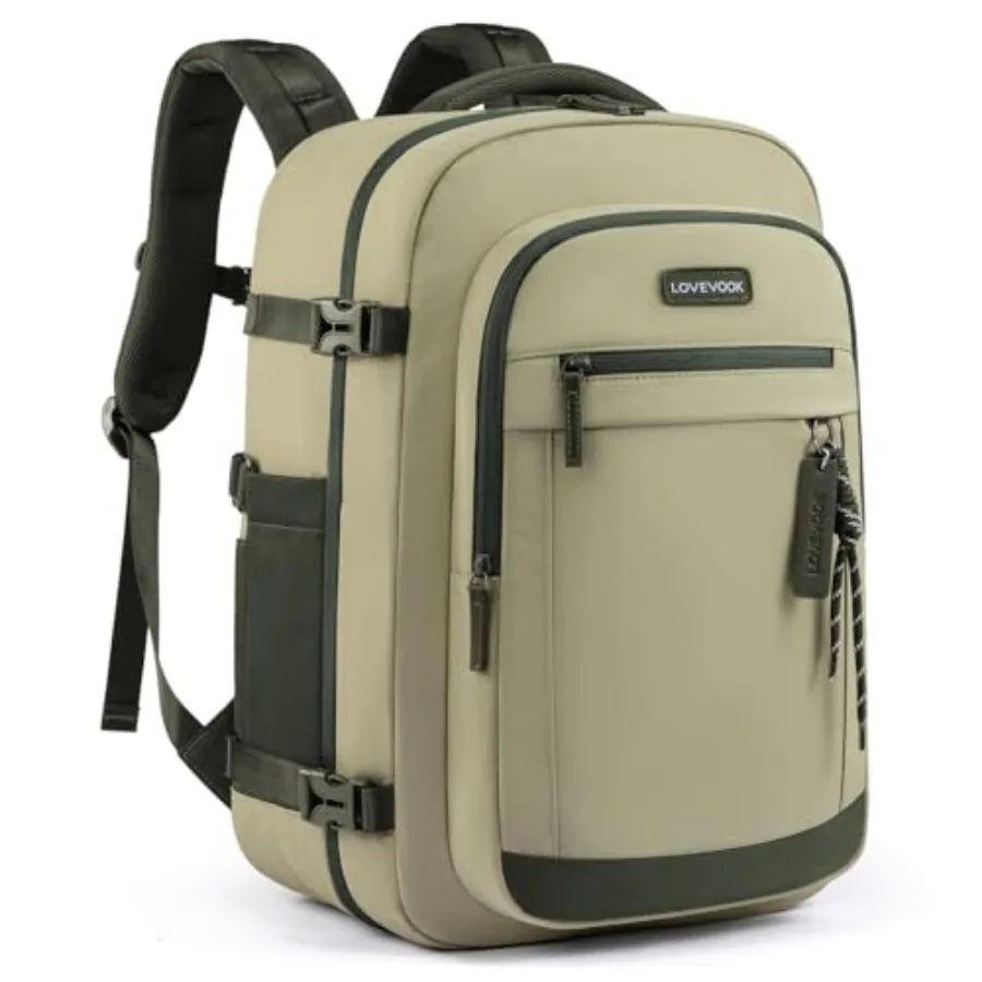 

40L Travel Backpack for Women and Men, Airline Approved Carry On Luggage, TSA Personal Item Bag fits 15.6 Inch Laptop, Waterpro