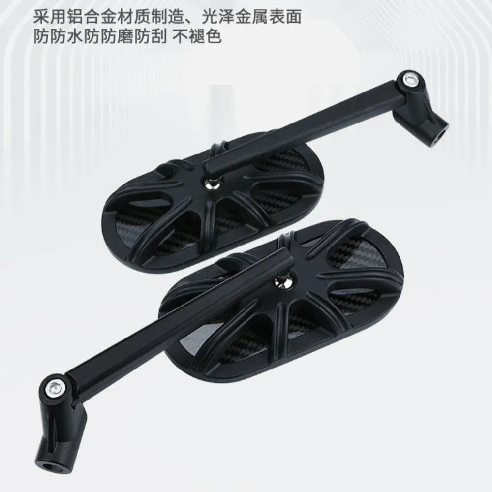 WB2 Ultra Lightweight Carbon Fiber Racing Motorcycle Mirror CNC Machined 7/8 Handlebar Mount Sport Bike Cafe Racer