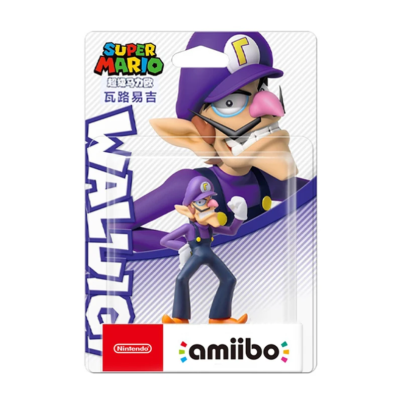 Nintendo Switch Amiibo Super Mario - Waluigi Genuine Original NFC Figure Region Free