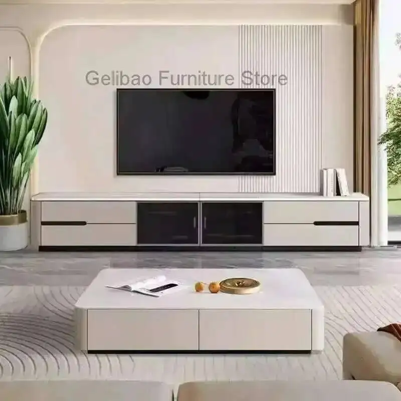 Vanity TV Cabinet Coffee Table Storage Panel Combination Modern Simple Living Room Household Archivadores Postmodern Furniture