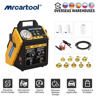 AUTOOL AST612 Car Brake Oil Filling Changer Extractor Machine Electric Pulse Vacuum Transfer Pump Clean The Pipeline  220V 110V