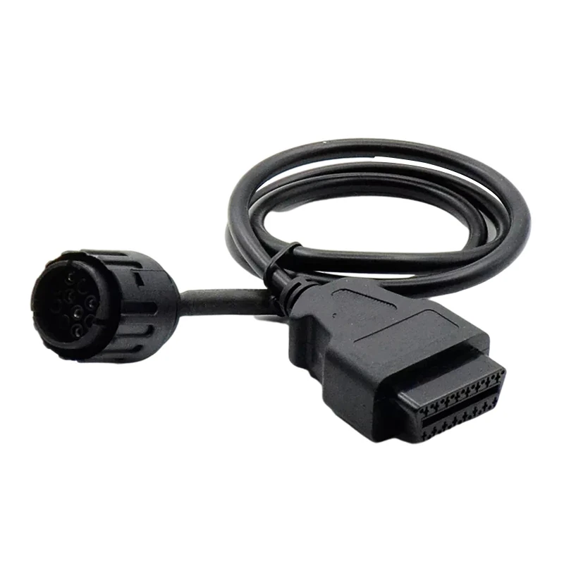 For BMW Motorcycles 10 Pin Adapter ICOM-D Cable For BMW 10Pin To 16Pin OBD2 Diagnostic Connector Motobikes OBD 2 Extension Cable