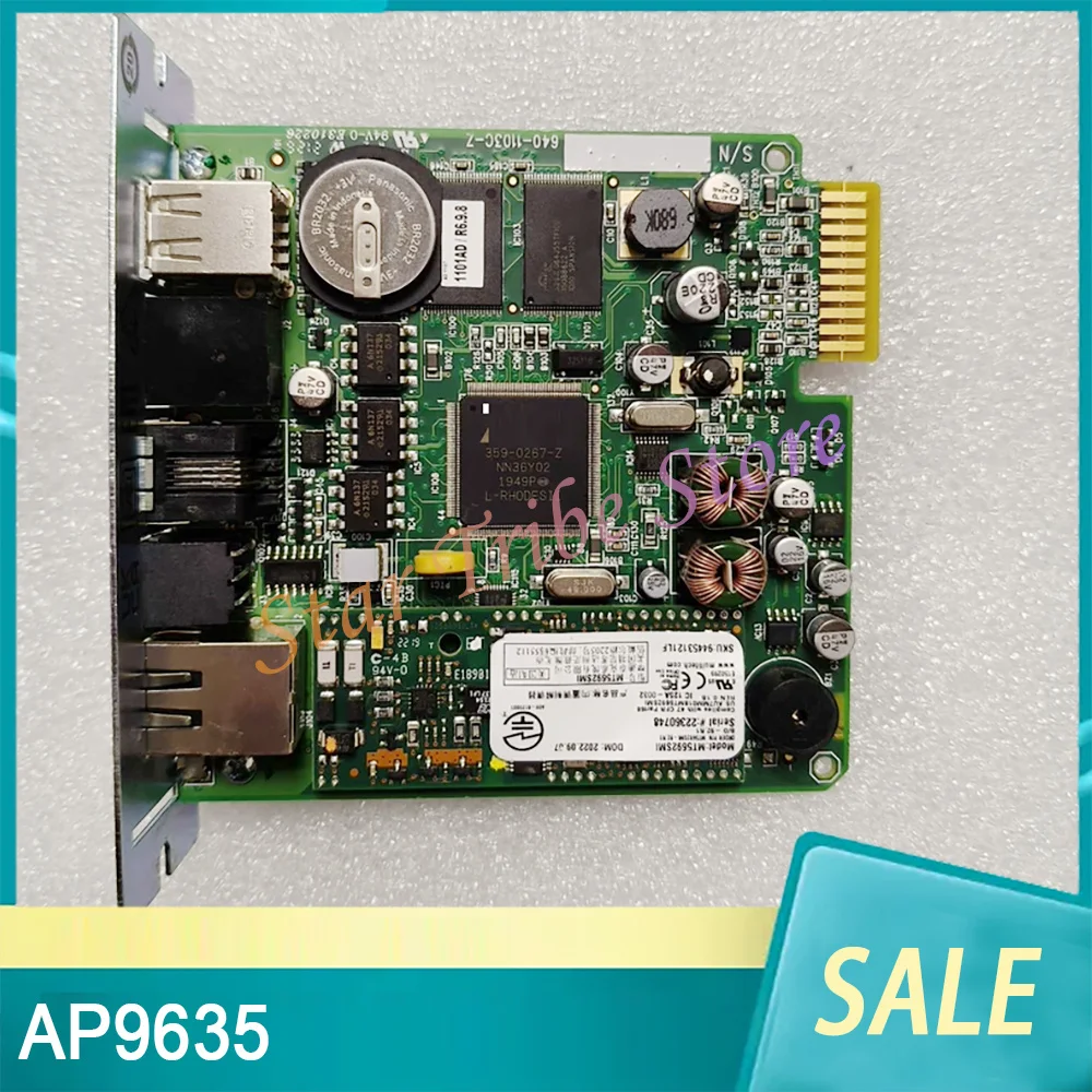For APC AP9635 UPS Network Management Card Supports Interfaces Such As Modbus USB  Universal I/O Modem Network