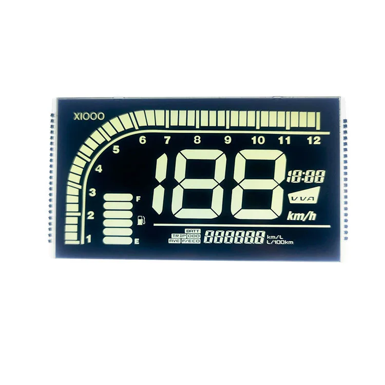 Custom Size VA LCD Display for Car Dashboard Digital Speedometer Clock Odometer TN LCD Screen Manufacturer