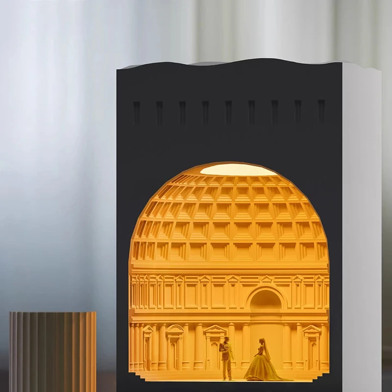 

Pantheon Aromatherapy Melting Wax Light Bedroom Ambient Light Creative Melting Candle Light Wedding Gift