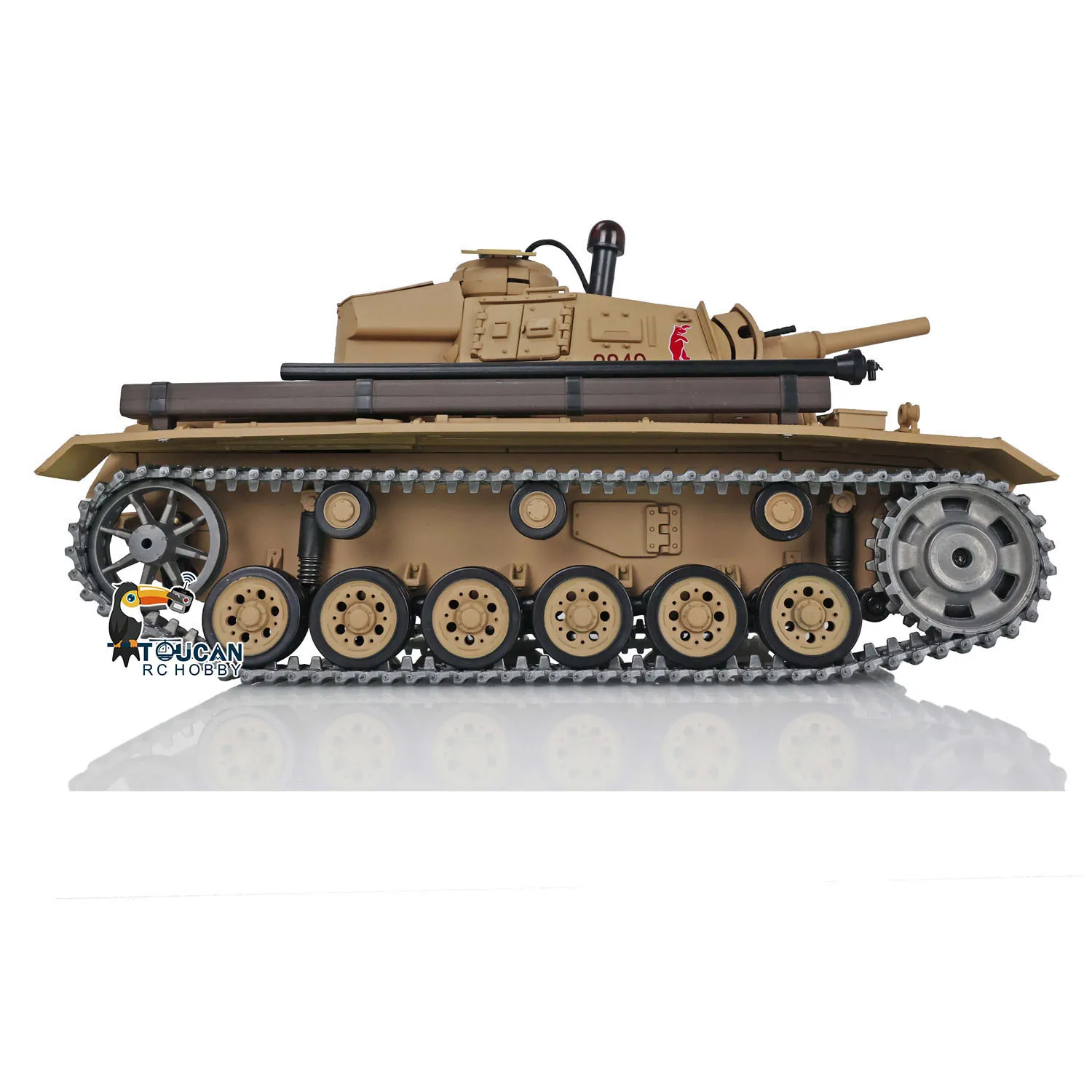 TOUCAN RC HOBBY – Autocollant Décoratif Henglong 3849 Pour Char Panzer III H – Échelle 1/16 – Accessoire Personnalisable