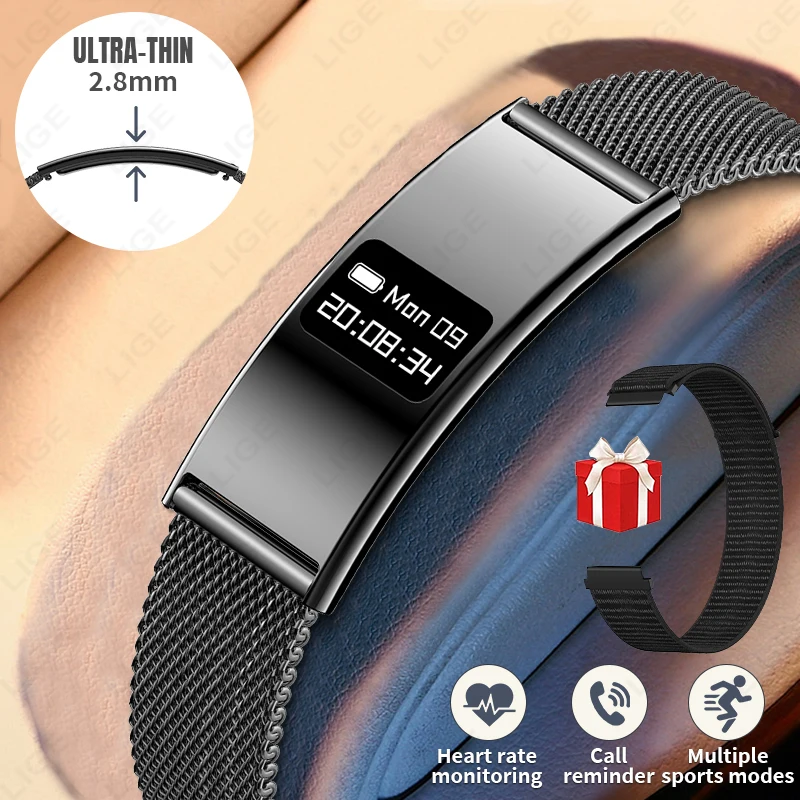 

New Smart Bracelet Men Women Health Fitness Tracker Heart Rate HRV Monitor Sport Band Call Reminder Smart Watch for Android iOS