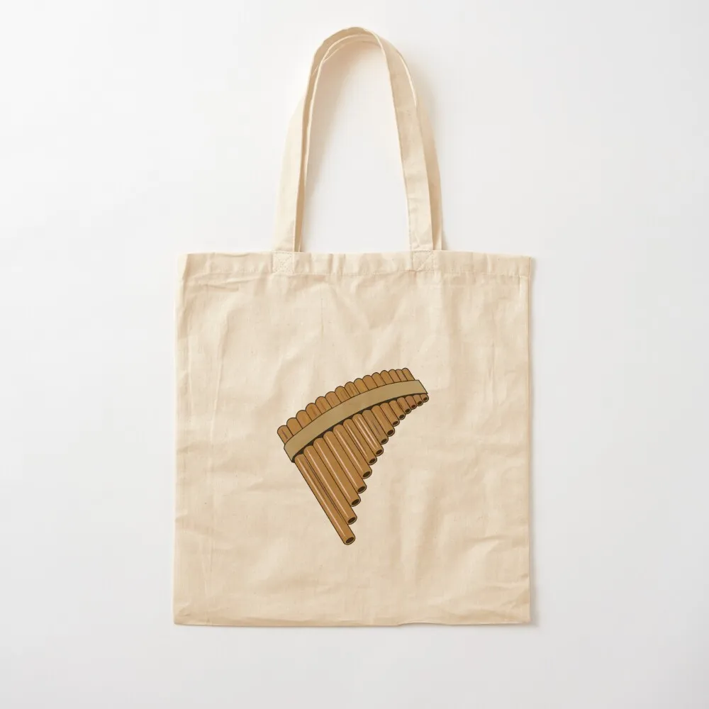 

Pan flute / panpipes cartoon illustration Tote Bag Beach bag Fabric bag Canvas Tote