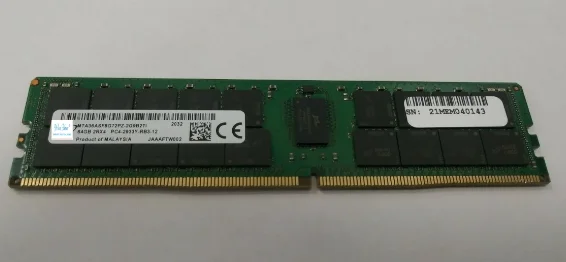 

Для 64GB 2RX4 2933Y ECC REG MTA36ASF8G72PZ-2G9B2TI