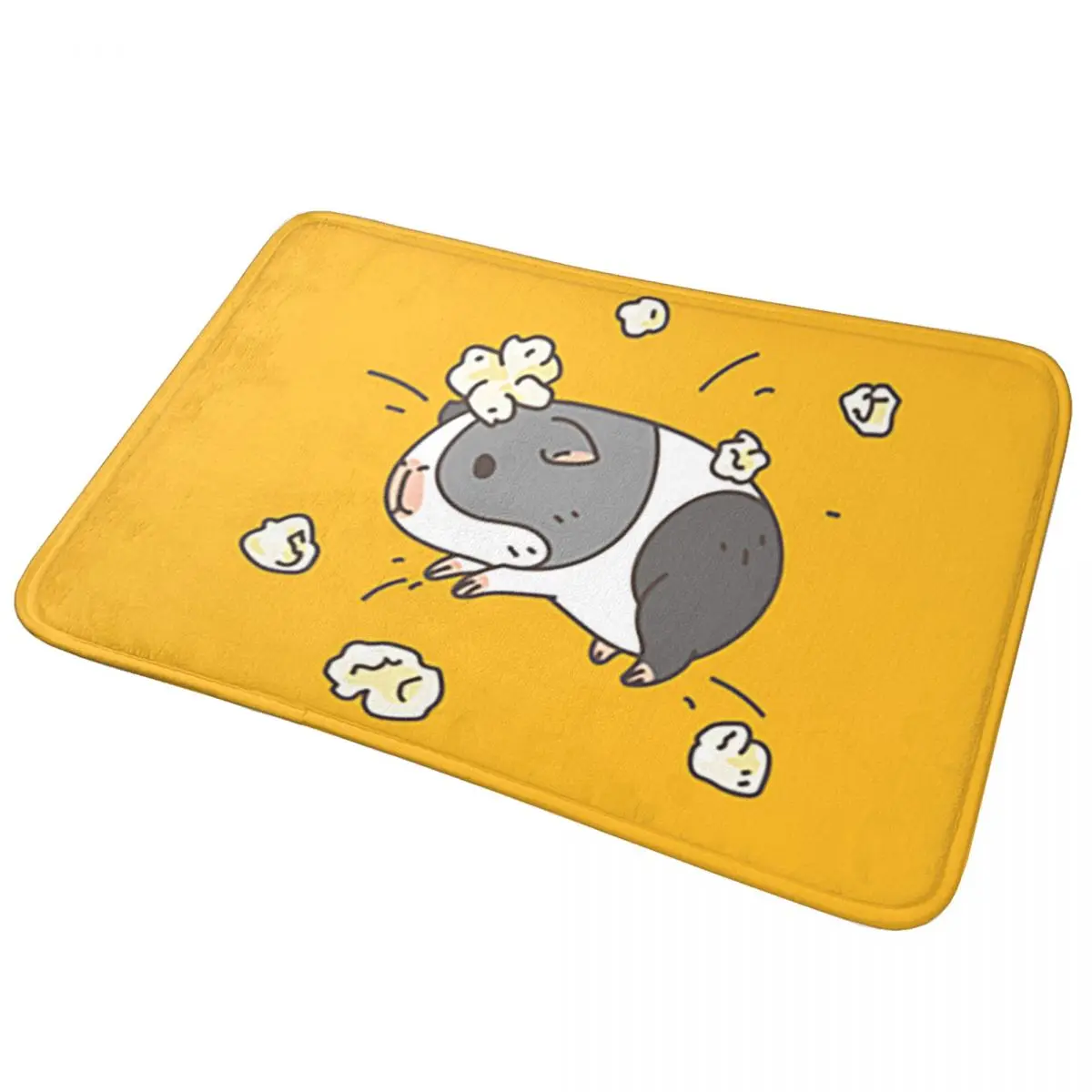 Pop-corning Guinea Pig Non-slip Doormat Floor Mat Sand Scraping Carpet Rug for Kitchen Entrance Home Living room Footpad Mats
