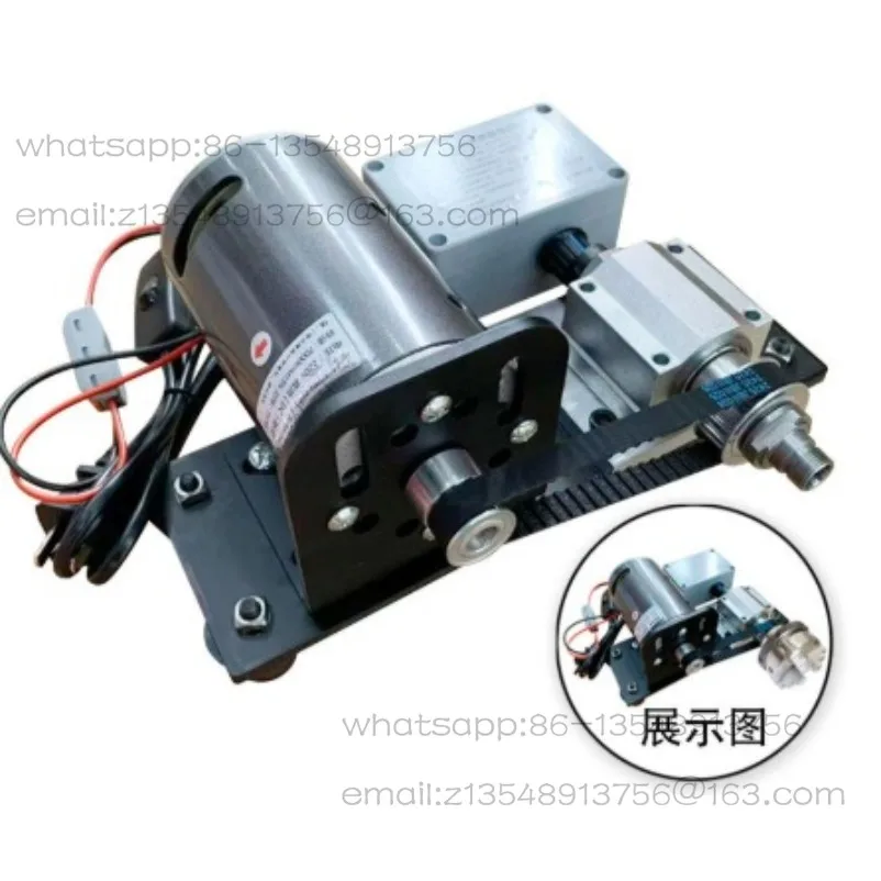 220V350W50/63 chuck unpowered hollow spindle set high power motor small lathe grinding machine