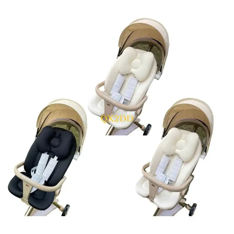 

QX2D Strollers Cushion Replacement Breathable Cotton Pad Shock Absorbing Design For Baby Carriage Wide Compatibility