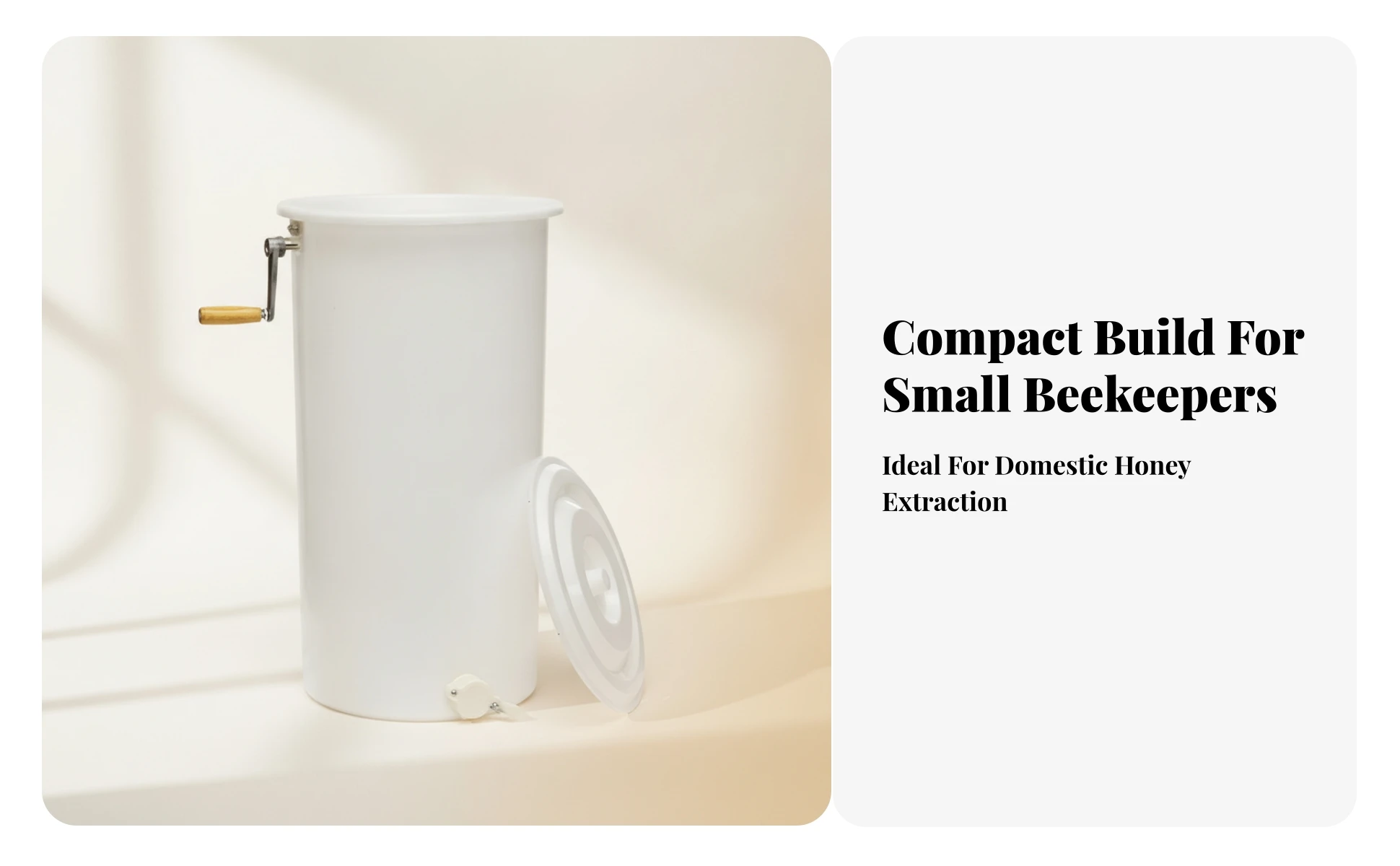 Beekeeping Honey Centrifuge Outlet Tap 2-Frame Honey Extractor Honeycomb Extractor Cylindrical Beekeeping Honey Centrifuge Outlet Tap 2-Frame Honey Extractor Honeycomb Extractor Cylindrical