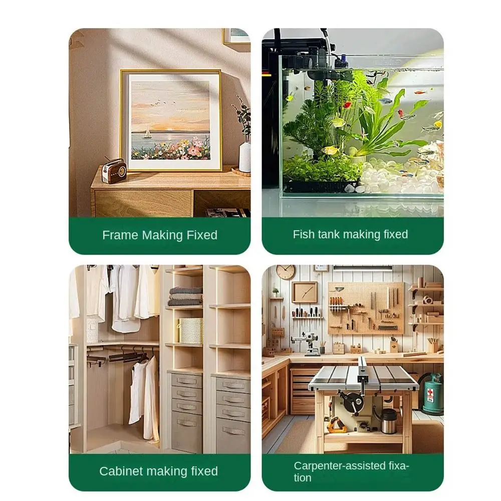 Угловой зажим из нержавеющей стали, прочный вспомогательный угловой зажим, локатор, регулируемый открытый/закрытый фиксирующий зажим на 90 градусов