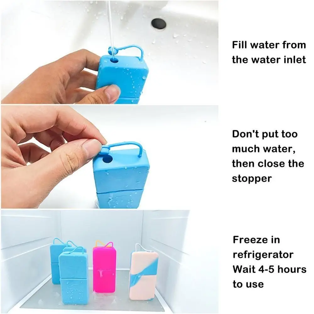 Silicone Facial Ice Roller Massager Reusable Ice Mold for Face Beauty Skin Care Tool Reduce Puffiness Dark Circles Contouring