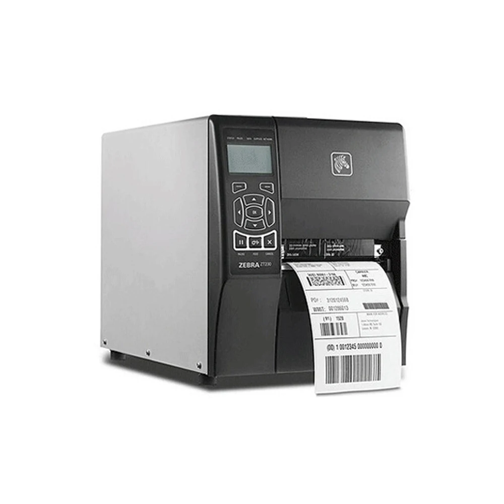 زيبرا ZT230 طابعة صناعية للنقل الحراري 203 نقطة في البوصة عرض الطباعة 4 في المسلسل USB إيثرنت ZT23042-T01200FZ