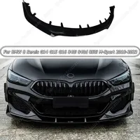 3Pcs Front Bumper Lip Splitter Spoiler Gloss Black Body Kit Tuning For BMW 8 Series G14 G15 G16 840i 840d 850i M-Sport 2018-2023