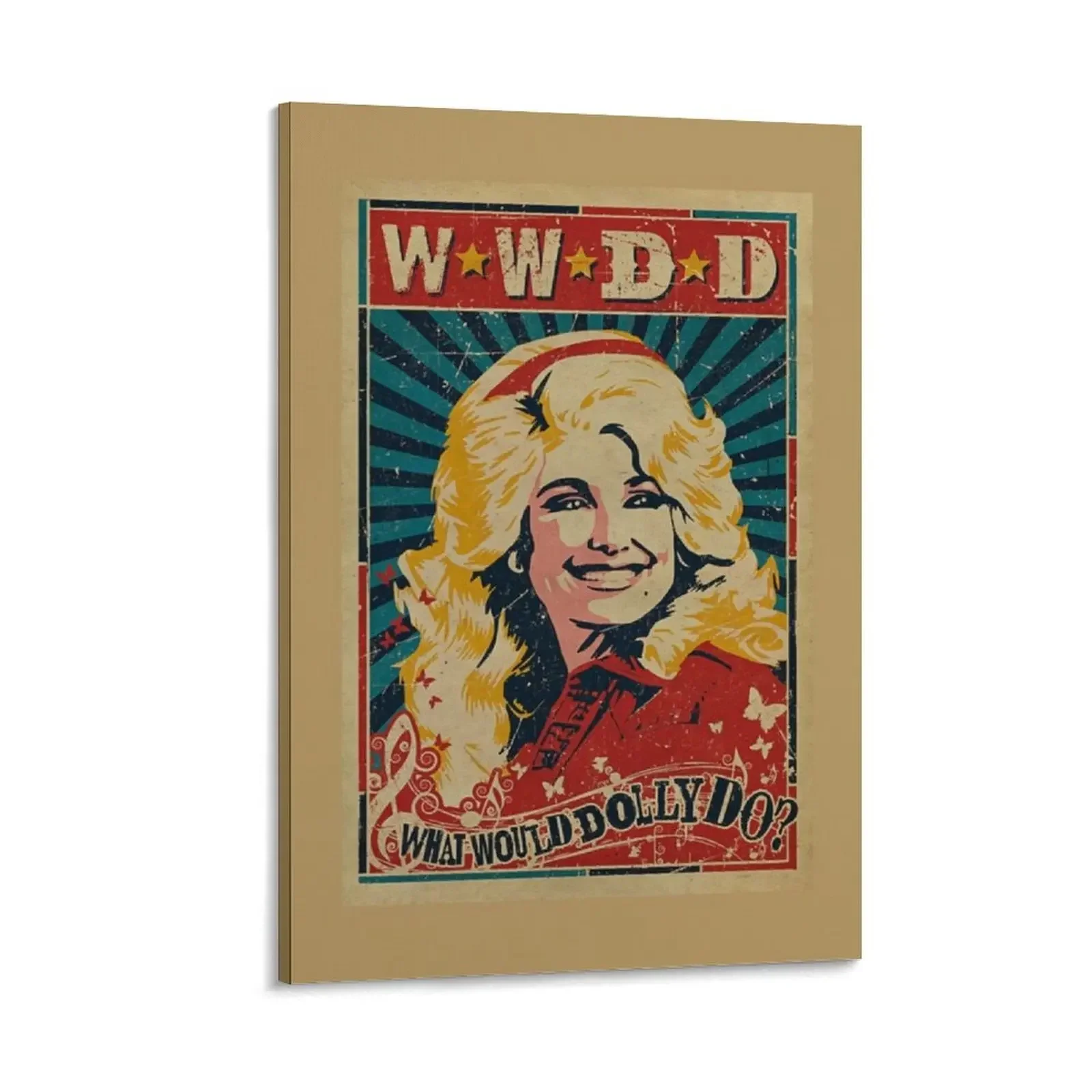 

Vintage The Dolly and Parton Canvas Painting korean room decor wall art canvas painting anime Paintings on the wall