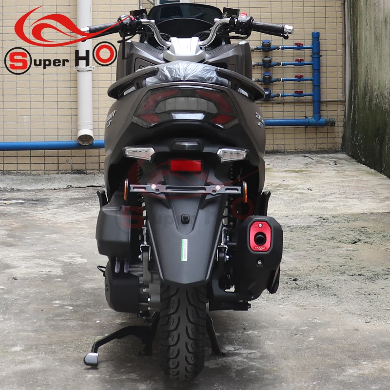 Motorcycle Accessories CNC Aluminium Exhaust Heat Dhield Protector Guard Cover for HAOJUE UHR150 UHR 150 UHR125 UHR 125