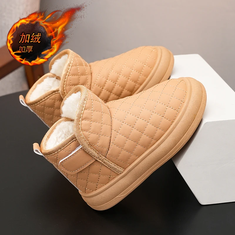 

Fashion Sneakers Comfortable Warm Children Snow Boots Baby Princess High Top Shoes New Arrival Girls Boys Plush Waterproof Boots