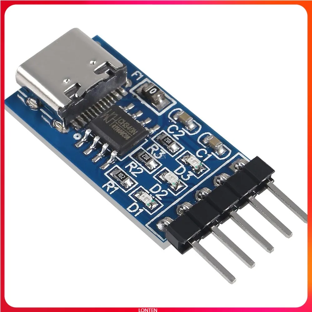 

Type C USB to TTL Serial Port ch340n Module Upgrade MCU Download Brush line LT-CK0025
