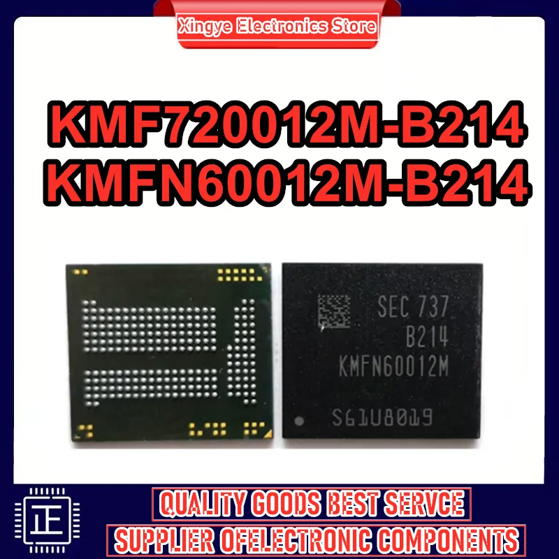 KMF720012M-B214 KMFN60012M-B214 emcp BGA221 8G 8+1 font library IC New Original in Stock