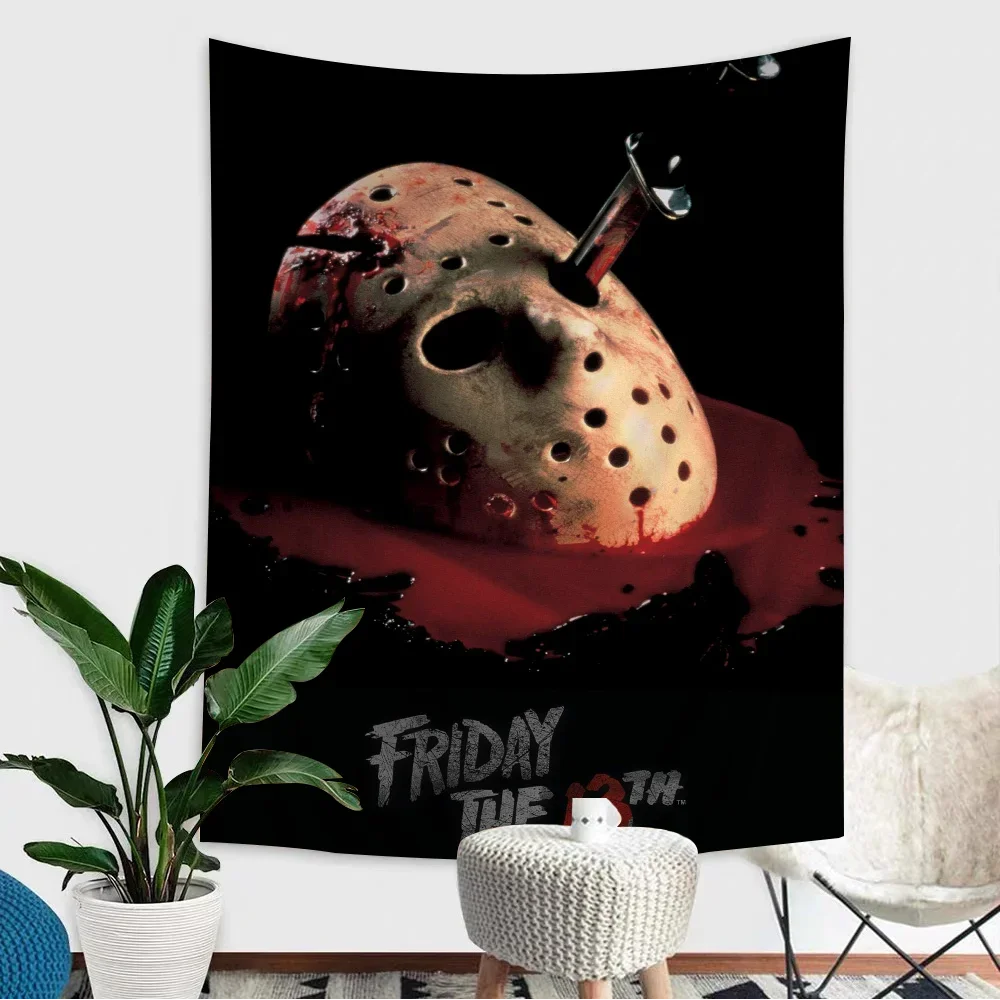 

Friday the 13th Colorful Tapestry Wall Hanging Cheap Hippie Hanging Bohemian Tapestries Mandala Hanging Sheets 180x320cm