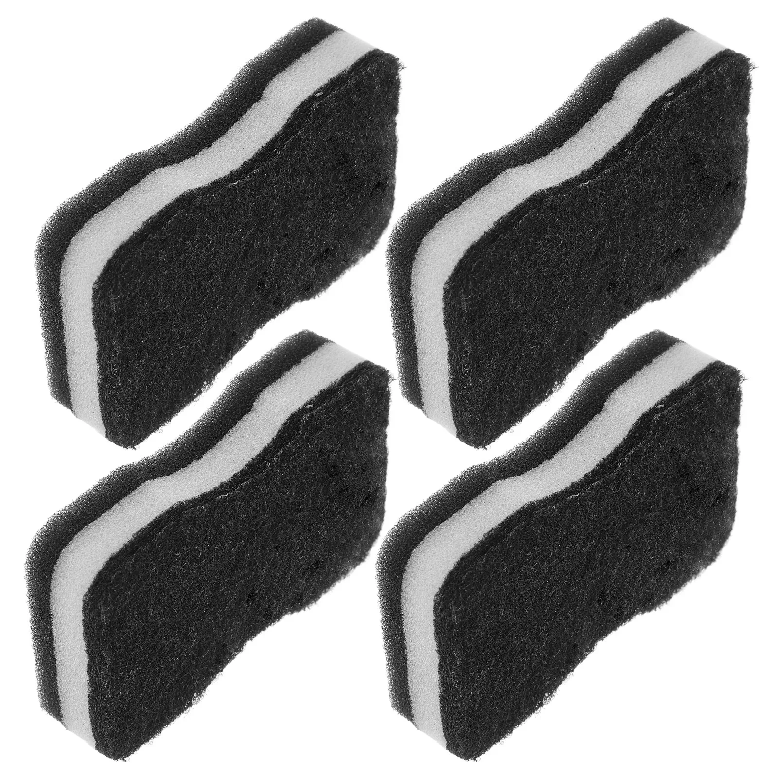 5Pcs Slim Waist Dishwashing Sponge Pads for Kitchen, Bathroom, Sink, Stovetop & Faucets – Tough Mess Cleaner