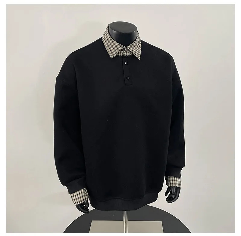 

Мужские толстовки без капюшона, зимние, из чистого хлопка, натуральная ткань, мягкие, дышащие, комфортные, теплые, осенние, классического кроя, разноцветные.