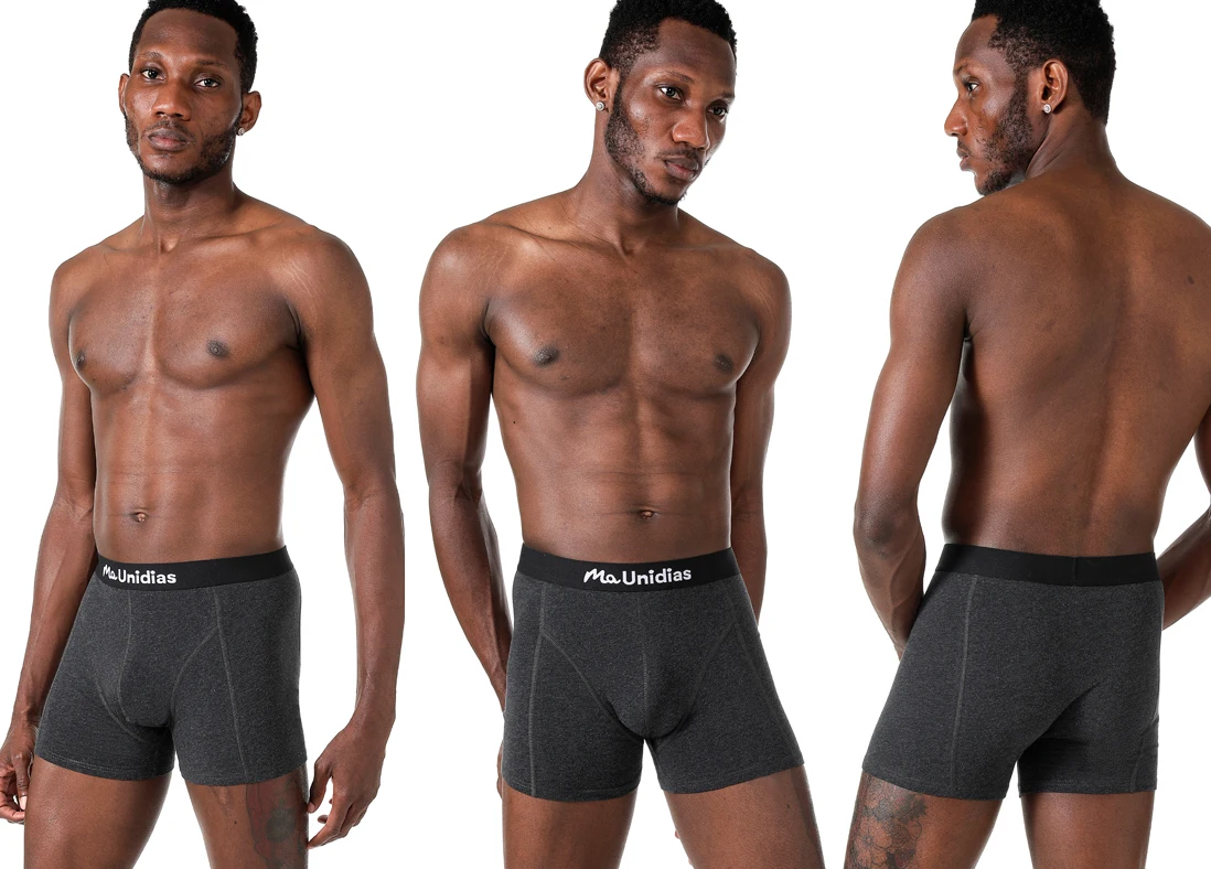 3 teile/paket Herren Unterhosen Baumwolle Boxer Kurze Atmungsaktive Unterwäsche für Mann Boxer Stretch Schlüpfer der Männer Sexy Homme Geschenk – Detail 8