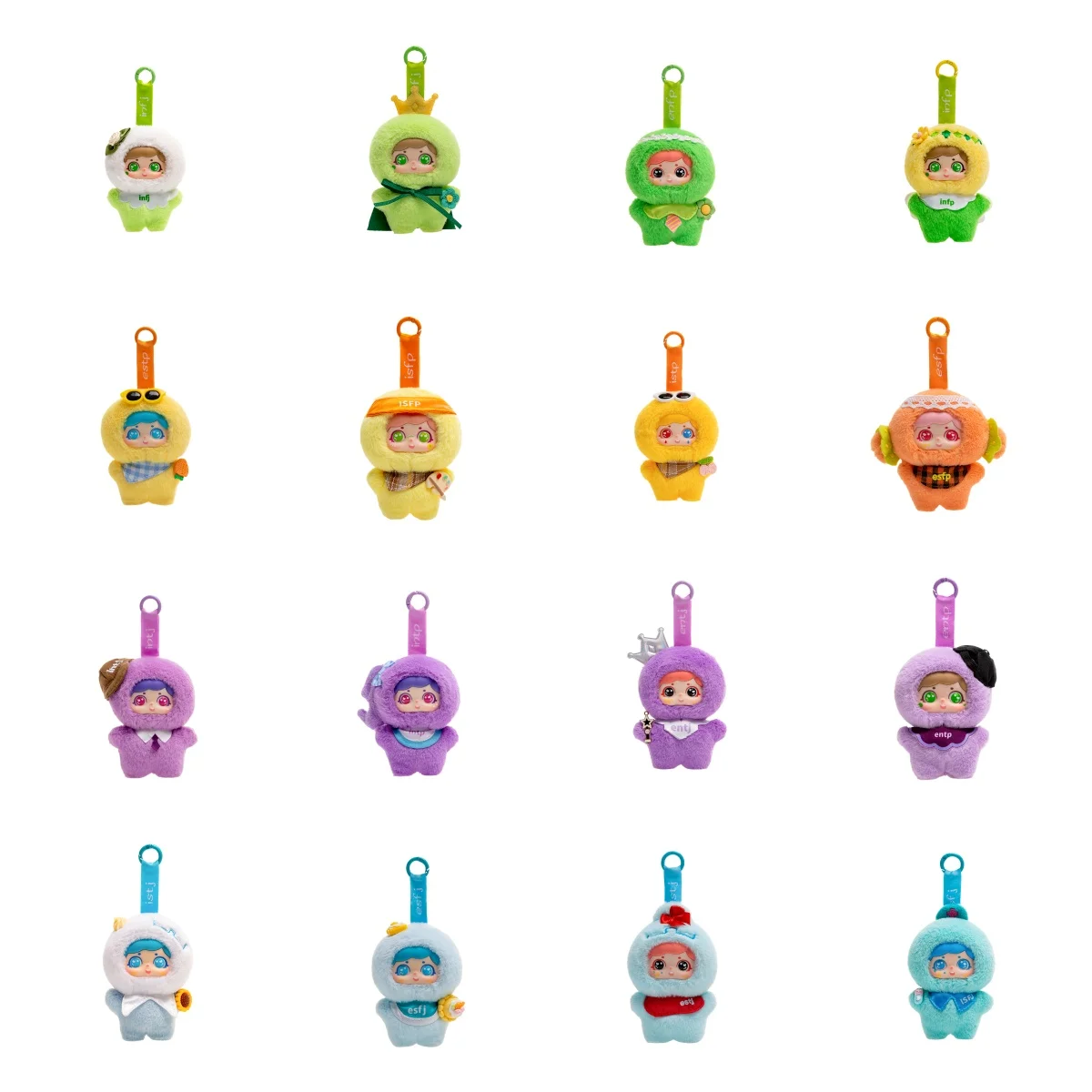 Vinyl gevulde poppen Mini karakter pop hangers sleutelhangers decoratieve desktop ornamenten verjaardagscadeaus