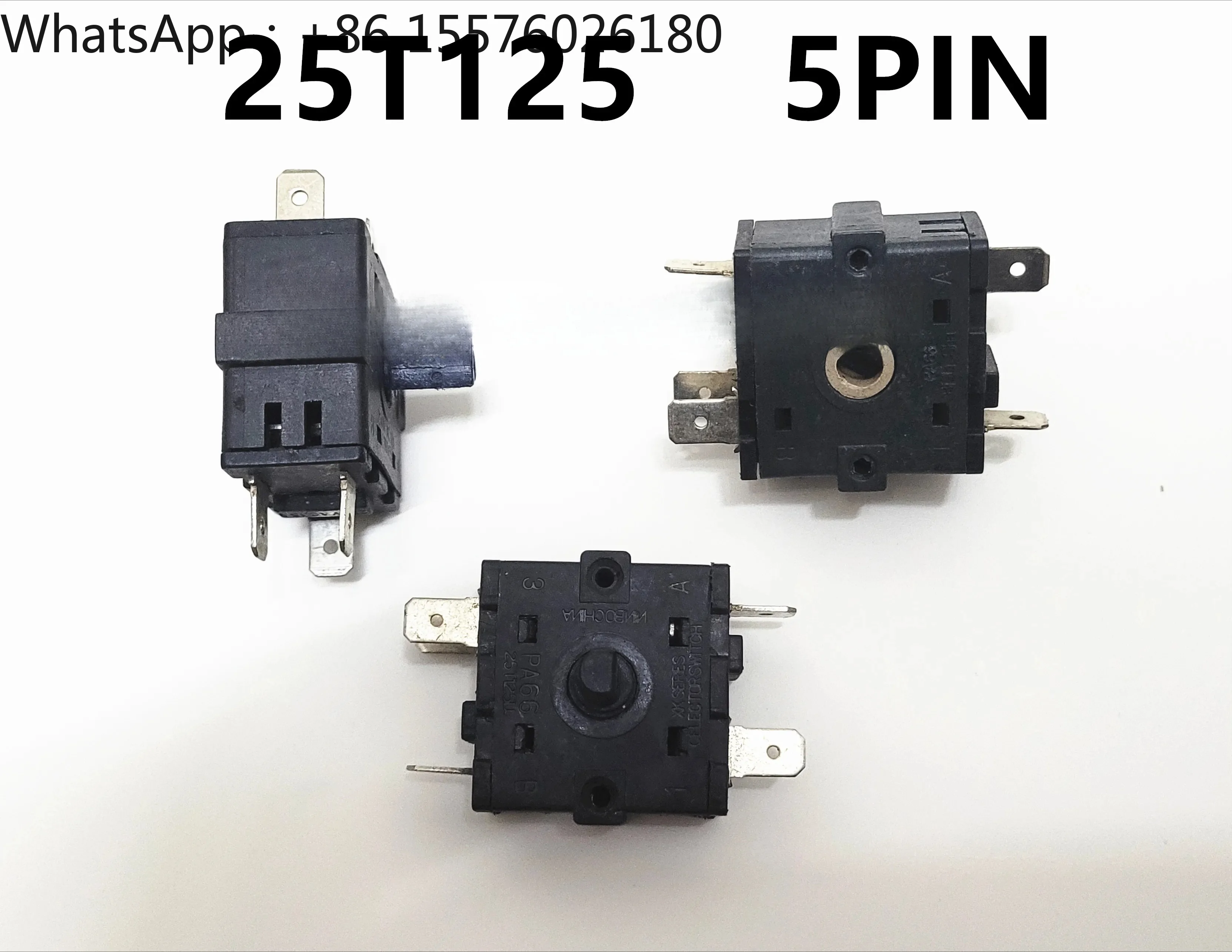 Electric oil Ding shift switch, electric heater, five-leg cycle gear, 25T125 PA66, 1 piece