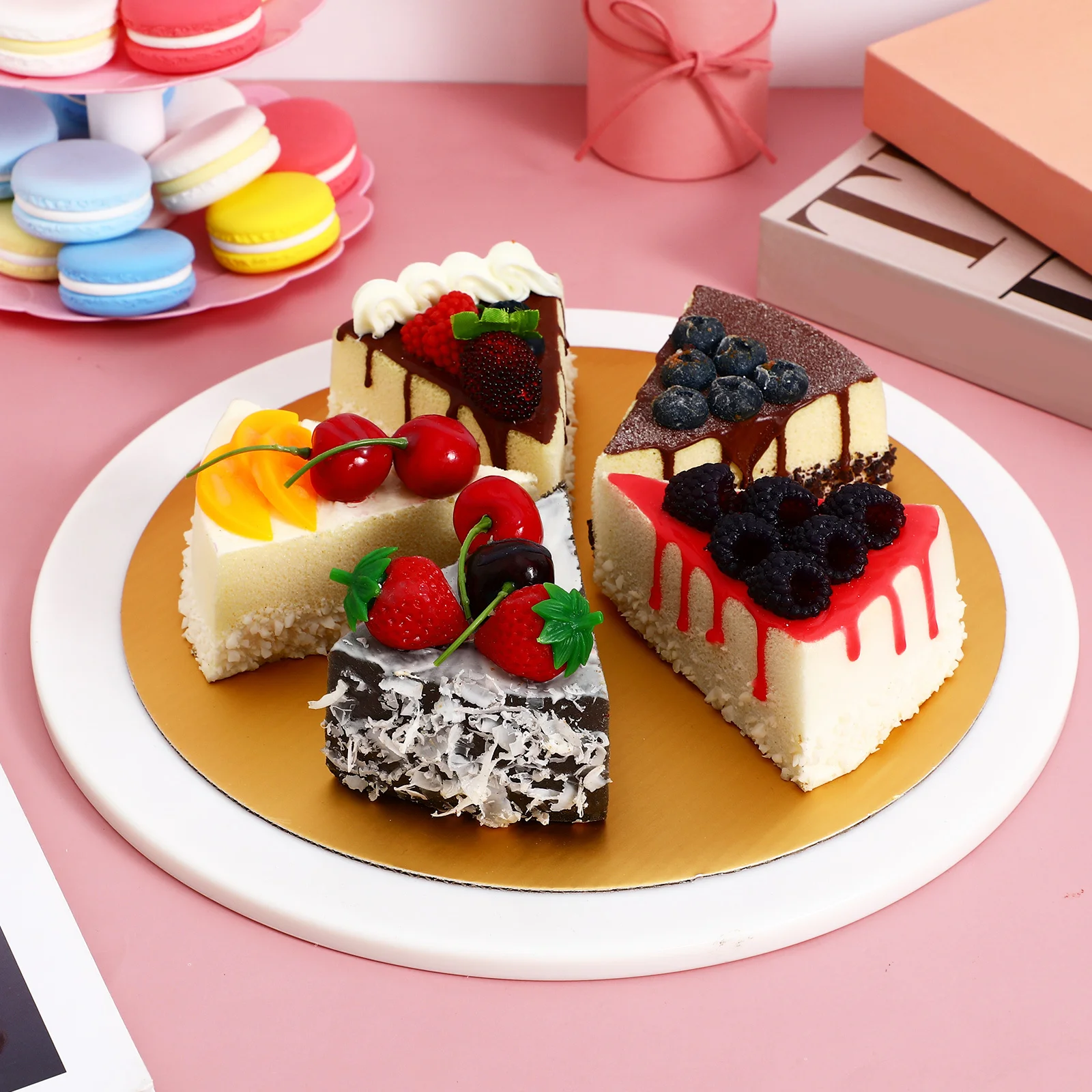 

10Pcs Cake Base Round 10 Inch Corrugated Paper Cake Boards for Baking Decorating Display Stable and Smooth Release