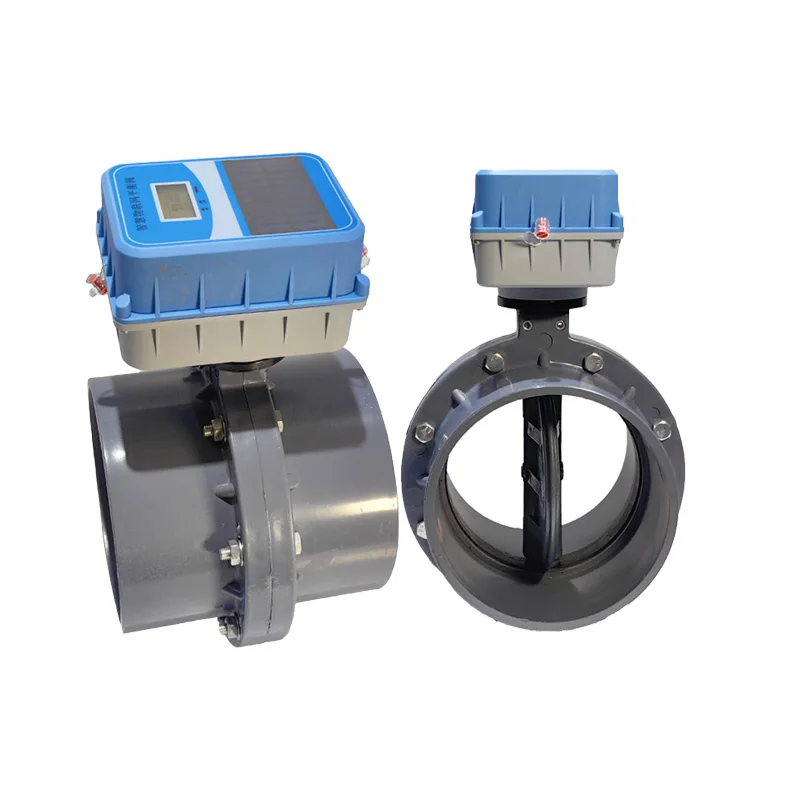 

Plastic Electric Motorized Butterfly Valve for Water High-Performance Wafer Connection IP67/IP68