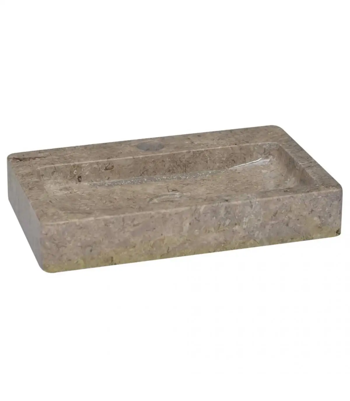 Washbasins marble gray basin 38x24x6,5 cm