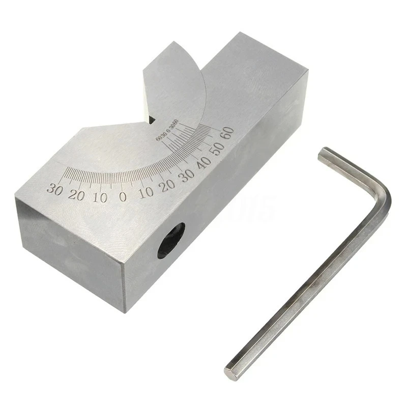 0/30/60° Precision Angle Gauge V Block AP25 AP30 AP46 Adjustable Pad for Milling Machine Measuring