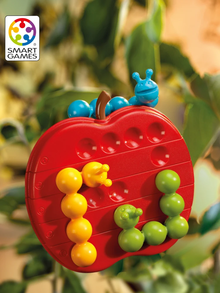 

SmartGames Caterpillar eats apple 5 years old + educational toy board game birthday gift new year gift
