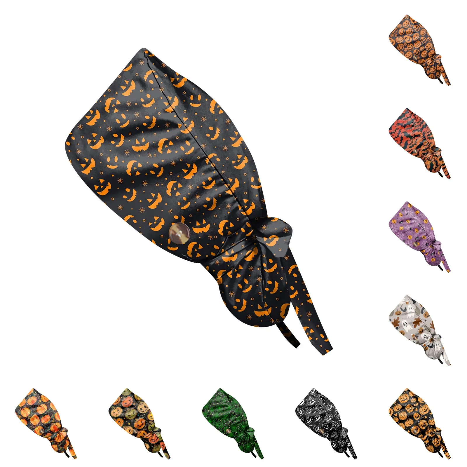 Suporte de rabo de cavalo ajustável Trabalhando Cap, Perda Anti-Cabelo, Resuable Tie Back Chapéus, Sanitário, Universal Cirúrgico Hat, Restaurantes