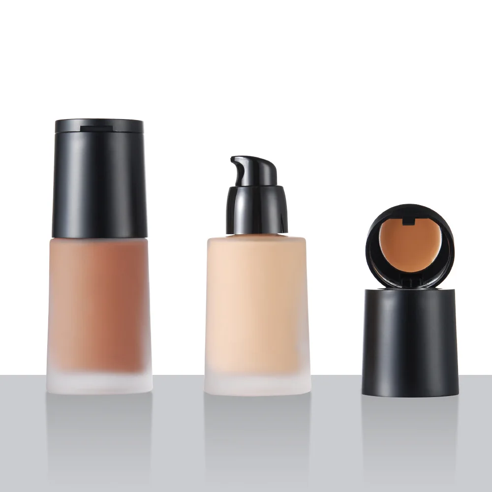 2ใน130Ml Liquid Foundation Soft Matte คอนซีลเลอร์ Primer Base Professional Face คอนซีลเลอร์ครีม Make Up Corrector โลโก้ที่กำหนดเอง