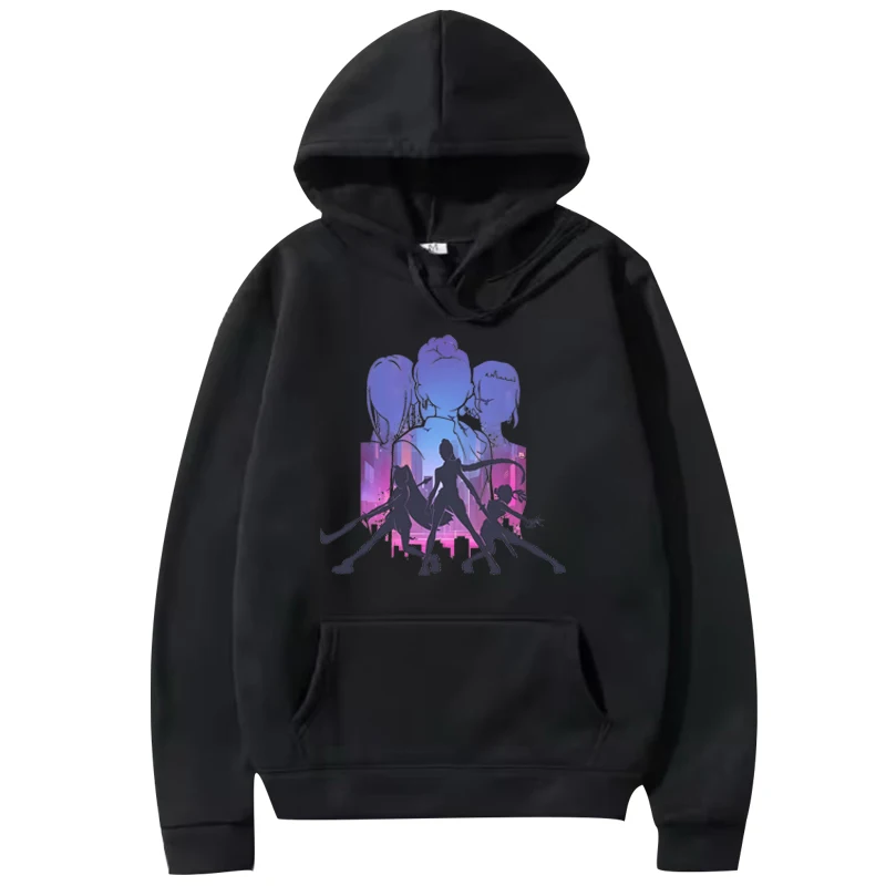 

Demon hunter The HUNTRIX Girls hoodie men women vintage COOL Long sleeve Sweatshirt with print Graphics oversized hoodie unisex