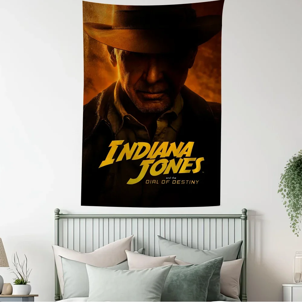 Indiana Jones Printed Large Wall Tapestry Hanging Tarot Hippie Wall Rugs Dorm Art Home Decor