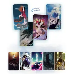 10,3 * 6 cm Dreams Within Dreams Tarot Mitologia anime 80 sztuk kart