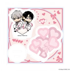 Pink Heart Jam Acrylic Stand Kawaiii Q Version Figure Display ピンクハートジャム BL Anime Goods Collection Desk Decoration Ornament Gift