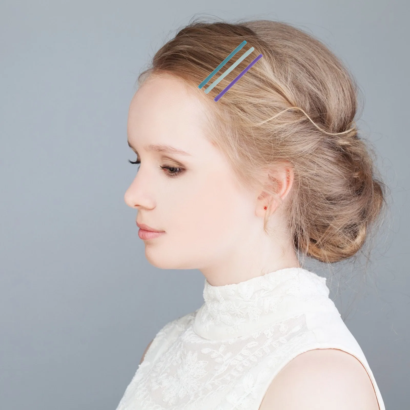 

48pcs Fashion Colored Metal Hair Clips For Women Elegant Hair Accessories Decorative Hairstyle Pins Shine Style Enhancer