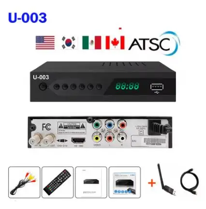 GTMEDIA V7 TT DVB-T/T2/Cable/J.83B dvb c جهاز استقبال التلفزيون الأرضي 1080P جهاز فك ترميز رقمي عالي الدقة متعدد PLP USB أو ATSC أمريكا