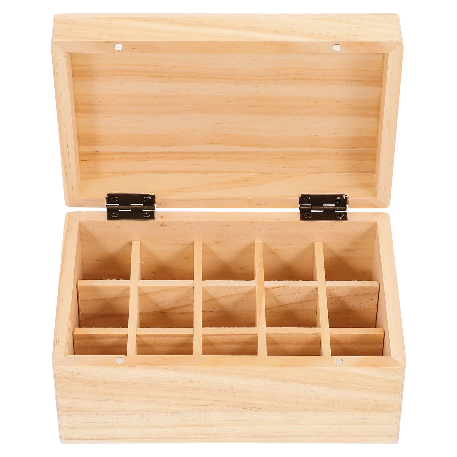 

15 Grid Essential Oil Bottle Storage Box 10ml Wooden Case Desk ganizer Pressure Resistant Multi Grid Storage