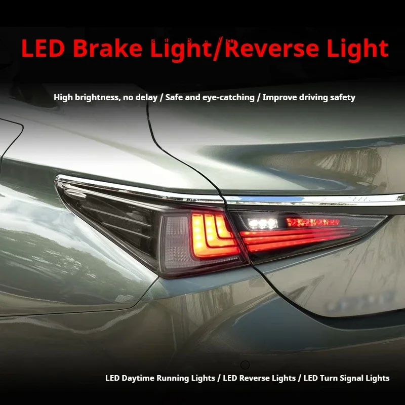 

FT Car Lights forLexus ES Taillights 2018-2025 ES250 Upgrade LED Tail Lamp Dynamic Turn Signal Light Car Taillights Assembly