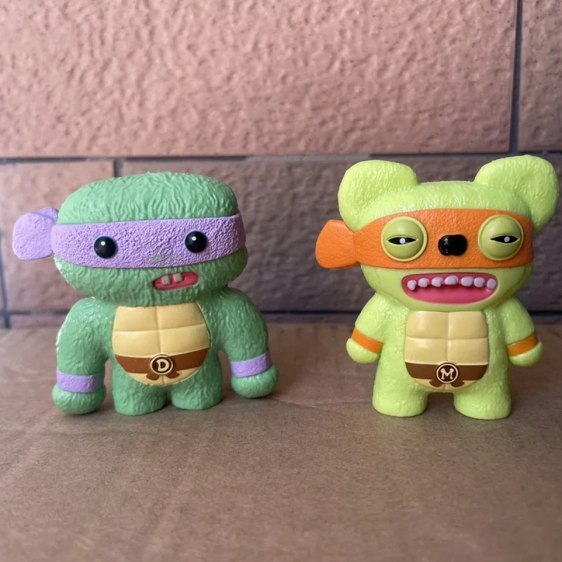 Original Fuggler Funny Ugly Monster Turtles Mini Figure Leonardo Donatello Michelangelo Figurine Tooth Monster Ornament Toy view 2